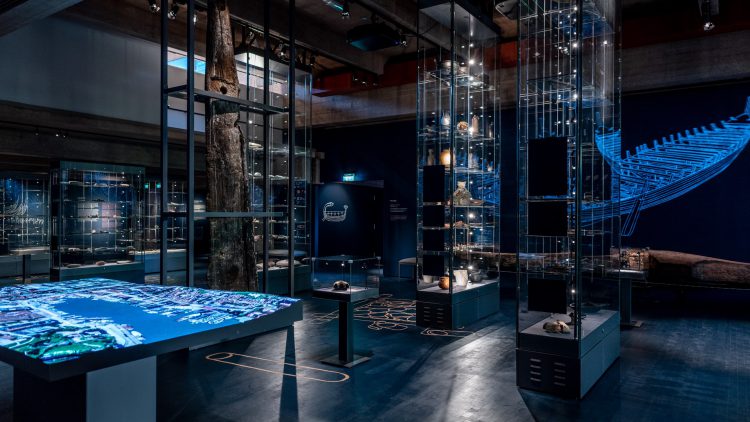 Bryggens Museum, Bymuseet i Bergen. Utstillingen Under jorden.